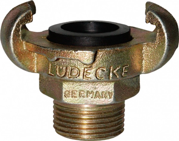 Klauenkupplung (Druckluft) mit Außengewinde G 1 1/4"_