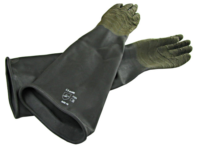 600 mm Sandstrahlhandschuhe Strahlhandschuhe Sandstrahlkabine Handschuhe ca 