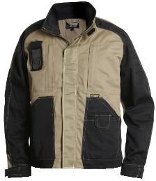 Profiljacke Handwerk Khaki/Schwarz S_