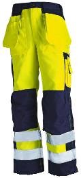 High vis Bundhose Gelb/Marineblau C52_