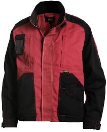 Profiljacke Handwerk Rot/Schwarz M_