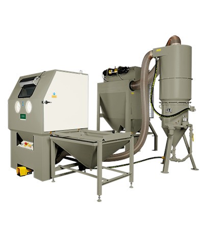 BNP-220 Druckstrahlkabine mit SCW-2040 (100l), 900 CFM_