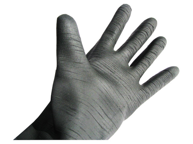 B Blesiya 600mm Lang PVC Sandstrahlhandschuhe Handschuhe für Sandstrahlkabine und Teichpflege mit Baumwolle gefüttert 1 Paar Handschuhe mit Halter